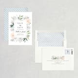 "Grande Botanique" - Save the Dates in Mist by Bonjour Paper - Assembled