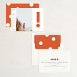 "The Exclamation" - Save the Dates in Persimmon by Yours Madly - Assembled