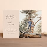 "Modern Love" - Save the Dates in Blush by Morgan Kendall - Front