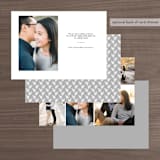 "Save the date" - Save the Dates in Fog by Remioni - Back of Card Options