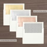 "Save the date" - Save the Dates in Fog by Remioni - Envelope Liner Options