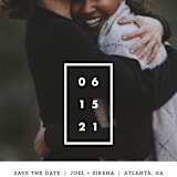 "Cherished Date" - Save the Dates in Pearl by Chryssi Tsoupanarias - Detail
