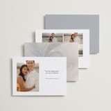 "atmospheric" - Save the Dates in Onyx by Jennifer Postorino - Back of Card Options
