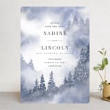 "Misty trees" - Save the Dates in Celestial by Stacey Meacham - Front