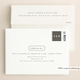 "Framed Love" - Save the Dates in Stone by Brianne Larsen - FREE Recipient Addressing