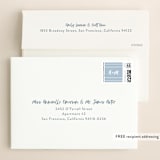 "Do This" - Save the Dates in Silk by Olivia Raufman - FREE Recipient Addressing