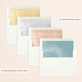"Fine Love" - Save the Dates in Ocean by Ana Sharpe - Envelope Liner Options