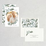 "Wild Leaf" - Save the Dates in Spearmint by Alethea and Ruth - Assembled