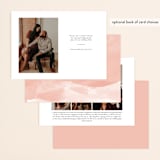 "Headlining Announcement" - Save the Dates in Midnight by Katy Shen - Back of Card Options
