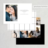 "Full Screen" - Save the Dates in Tuxedo by Liz Conley - Back of Card Options