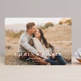 "Classic Touch" - Save the Dates in Pearl by Oscar and Emma - Karly Depew - Front