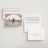 "Namely yours" - Save the Dates in Cotton by Jennifer Wick - Assembled