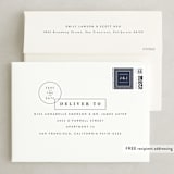 "Modern Passport" - Save the Dates in Navy by Robert and Stella - FREE Recipient Addressing