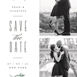 "botanica" - Save the Dates in Sage by Hooray Creative - Detail