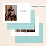 "totally in love" - Save the Dates in Cotton by Lori James - Back of Card Options