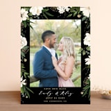 "Floral Canopy" - Save the Dates in Ivory by Susan Moyal - Front