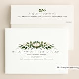 "Floral Canopy" - Save the Dates in Ivory by Susan Moyal - FREE Recipient Addressing