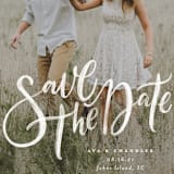 "Summertime Love" - Save the Dates in Cloud by Wildfield Paper Co - Detail