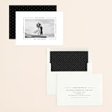 "Aperture" - Save the Dates in Ivory by Laura Hamm - Assembled