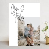 "Modern Names" - Save the Dates in Jet Black by Maria Hilas-Louie - Front