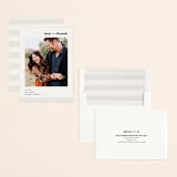 "Heritage" - Save the Dates in Taupe by Melissa Egan of Pistols - Assembled