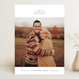 "Understated" - Save the Dates in Diamond by Sara Hicks Malone - Front