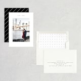 "Cityscape" - Save the Dates in Onyx by Faith Dorn - Assembled