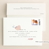 "Emilie" - Save the Dates in Blush by Karen Schipper - FREE Recipient Addressing