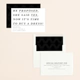 "Poem" - Save the Dates in Cotton by Lisa McLean - Assembled