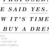 "Poem" - Save the Dates in Cotton by Lisa McLean - Detail