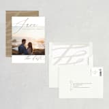 "Flow" - Save the Dates in Amber by Lisa Guerrero - Assembled