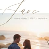 "Flow" - Save the Dates in Amber by Lisa Guerrero - Detail