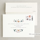 "Boho Bright" - Save the Dates in Pomegranate by Morgan Ramberg - FREE Recipient Addressing