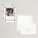 "Keepsake" - Save the Dates in Charcoal by Carly Reed Walker - Assembled