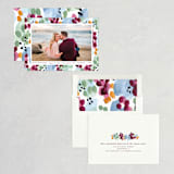 "Garden Frame" - Save the Dates in Berry by Holly Whitcomb - Assembled