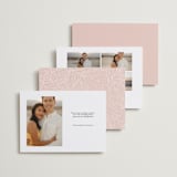 "A Modern Duo" - Save the Dates in Ice by jomolo - Back of Card Options