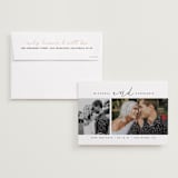 "A Modern Duo" - Save the Dates in Ice by jomolo - Save the Date with Envelope