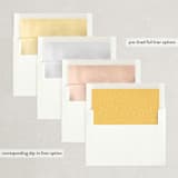 "bright mood" - Save the Dates in Honey by Anastasia Makarova - Envelope Liner Options
