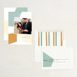 "Modern Shapes" - Save the Dates in Sea Glass by Morgan Kendall - Assembled