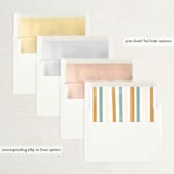 "Modern Shapes" - Save the Dates in Sea Glass by Morgan Kendall - Envelope Liner Options