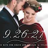 "Decorate the Day" - Save the Dates in Snow by Lauren Chism - Detail