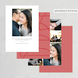 "cut-paper bells" - Save the Dates in Sherbet by Carrie Moradi - Back of Card Options