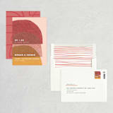 "cut-paper bells" - Save the Dates in Sherbet by Carrie Moradi - Assembled