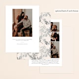"Hold On" - Save the Dates in Linen by Carolyn MacLaren - Back of Card Options