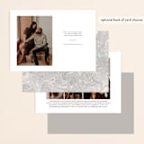 "The Next Chapter" - Save the Dates in Pearl by Laura Bolter - Back of Card Options