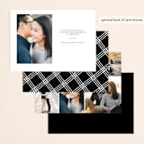"Triple Photo Save the Date" - Save the Dates in Cotton by Ilze Lucero - Back of Card Options