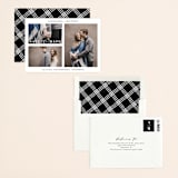 "Triple Photo Save the Date" - Save the Dates in Cotton by Ilze Lucero - Assembled