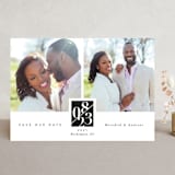 "classic love story" - Save the Dates in Tuxedo by Susanne Kasielke - Front