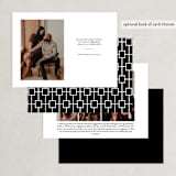 "classic love story" - Save the Dates in Tuxedo by Susanne Kasielke - Back of Card Options
