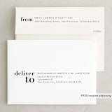 "classic love story" - Save the Dates in Tuxedo by Susanne Kasielke - FREE Recipient Addressing